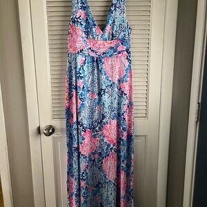 New Lilly Pulitzer Sloane maxi dress size L